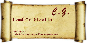 Czmór Gizella névjegykártya